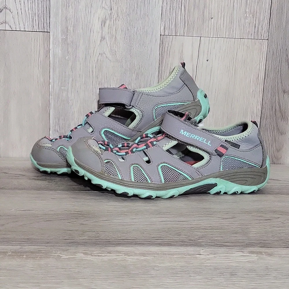 Merrell Hyrdo H20 Womens 5M Hiking Sandal Leather Waterproof‎ Adustable Strap